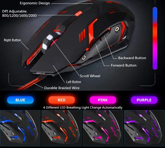 BlueFinger-RGB-87-Keys-Gaming-Keyboard-and-Backlit-Mouse-fig-4