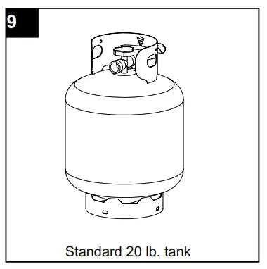 Hiland AFP-BAR-SLT Bar Height Slate Top Fire Pit - 16