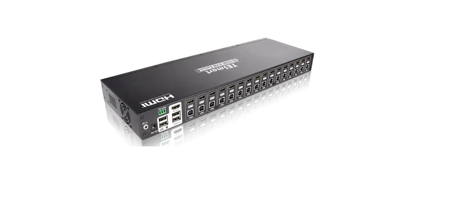Tesmart Hks1601a10 Hdmi Kvm Switch 16 Port 4k Usb Hub User Manual
