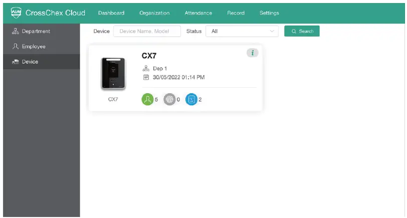 ANVIZ-CX7-Touchless-Face-Recognition-Time-Clock-FIG-11