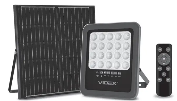 VIDEX-VLE-FSO3-205-LED-Solar-Flood-Light-PRODUCT