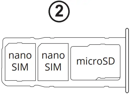 Kr ger Matz KM0497 Live 9 Smartphone - card tray