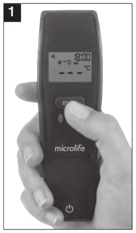 microlife Non Contact Thermometer NC150 BT - 1