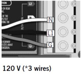 Spa & Hot Tub - 120 V (3 wires).