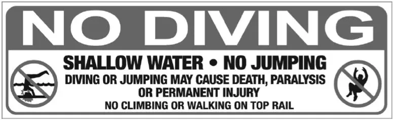 Spa & Hot Tub - No Diving