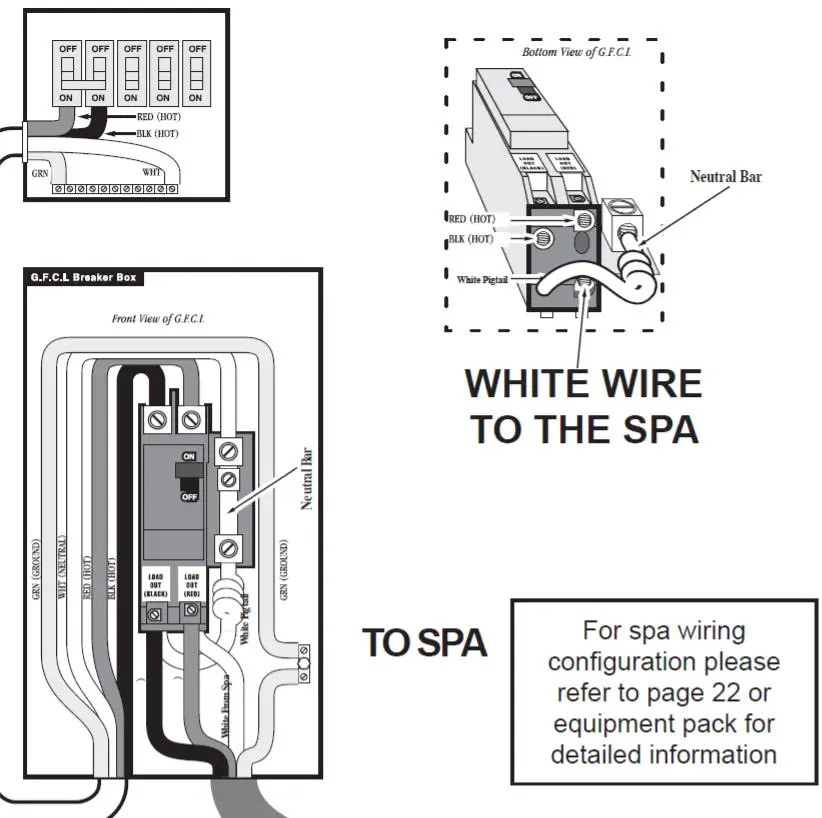 Spa & Hot Tub - The Diagram intended for the YE or YT-Class Pack System