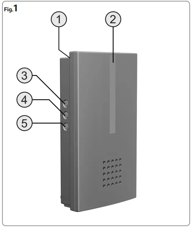 m-e FG-6.3 RX Compact Radio Doorbell - Parts 1