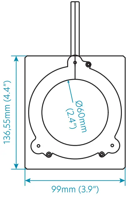 Centolight Square 200PZ 200W Led Profile Spot Light with Zoom, Beam Shaping Shutters and Gobo Slot - simultaneously