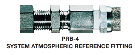 nVent Series 1001A Type Y or Z Pressurization Purging Kits - REFERENCE FITTING