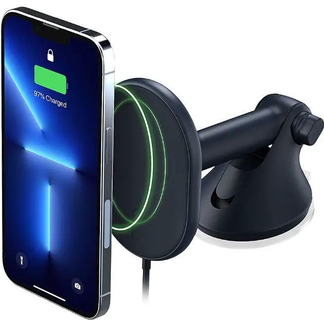 iottie Velox Pro Magnetic Wireless Charging Dash and Windshield Mount