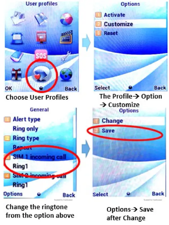 plum RAM8 Phone Changing ringtone