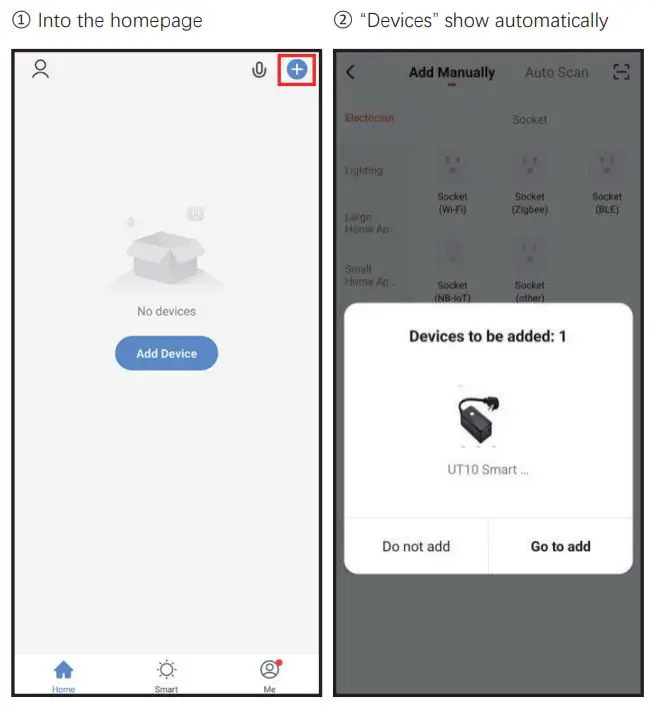 otdair 31939191 Smart Plug in Dimmer User Manual - Add Device