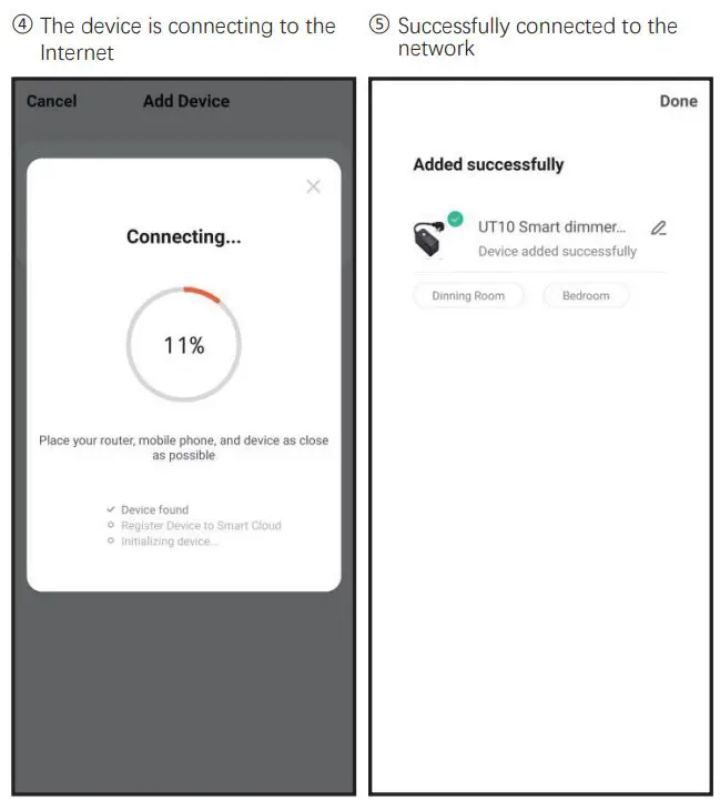 otdair 31939191 Smart Plug in Dimmer User Manual - The device is connecting