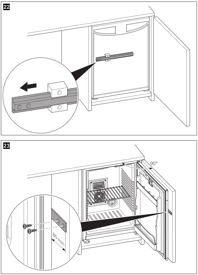 DOMETIC Refrigeration ECOLINE Minibar - Fig. 22, 23