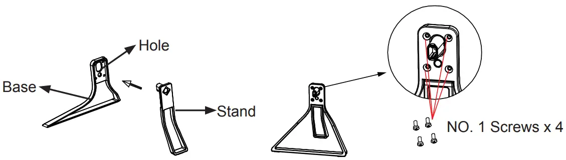 VIOTEK GFV22CB 21 Gaming Monitor-stand