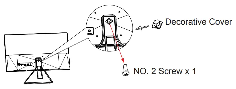 VIOTEK GFV22CB 21 Gaming Monitor-surface