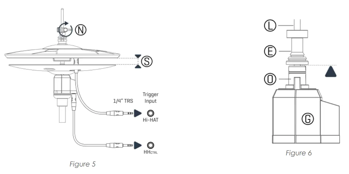 GEWA Electronic Hi-Hat Cymbals - Assembly6