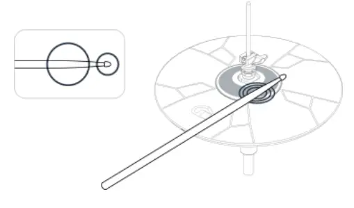 GEWA Electronic Hi-Hat Cymbals - PLAYING9