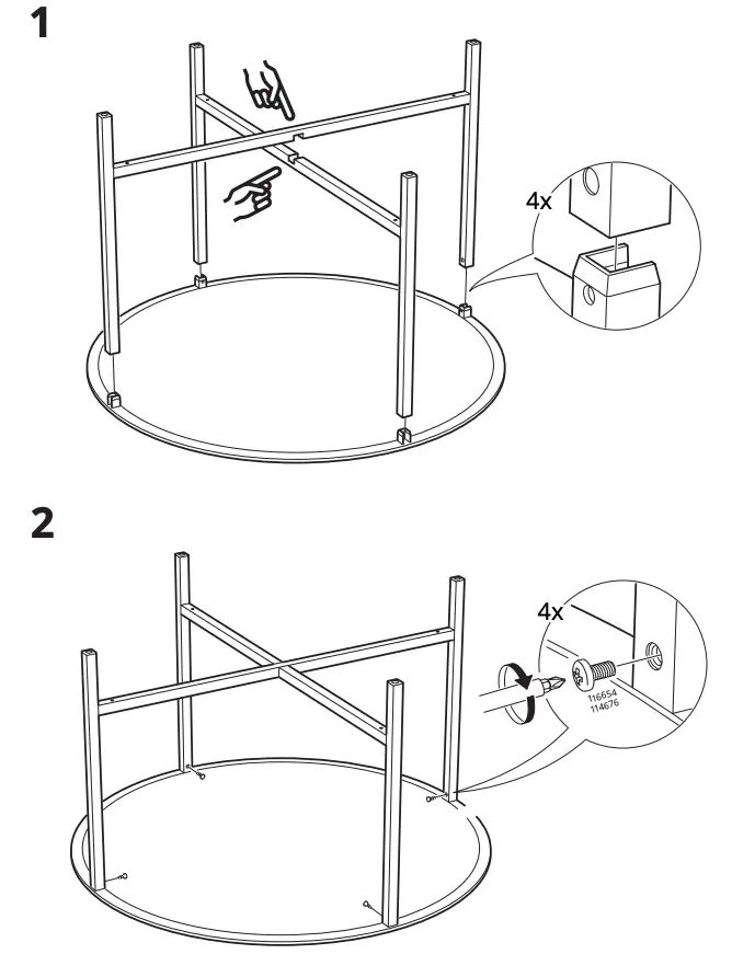 IKEA VITTSJO Figure 1 and 2