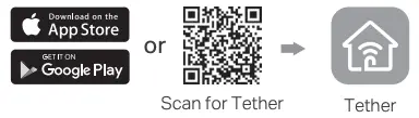 Download the Tether app