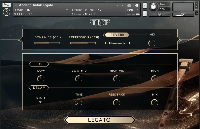 SONUSCORE Ancient Duduk Phrases- ANCIENT DUDUK LEGATO