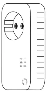 hama 00053307 Socket Powerline 600 Mbps Set