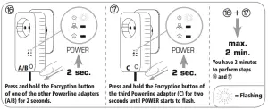 hama 00053307 Socket Powerline 600 Mbps Set - Network with encryption 3
