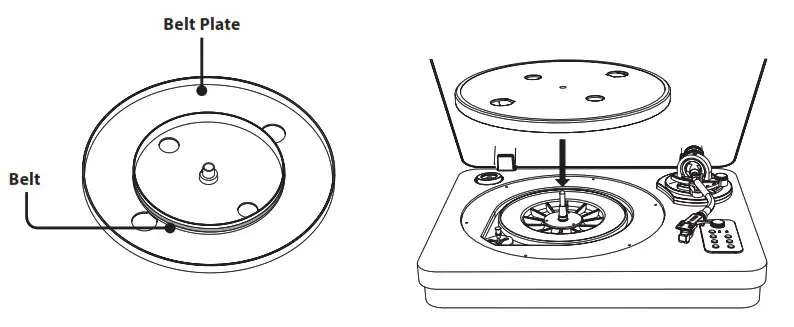 iLIVE ITTB751DW Turntable with Stereo Speaker- Step 1