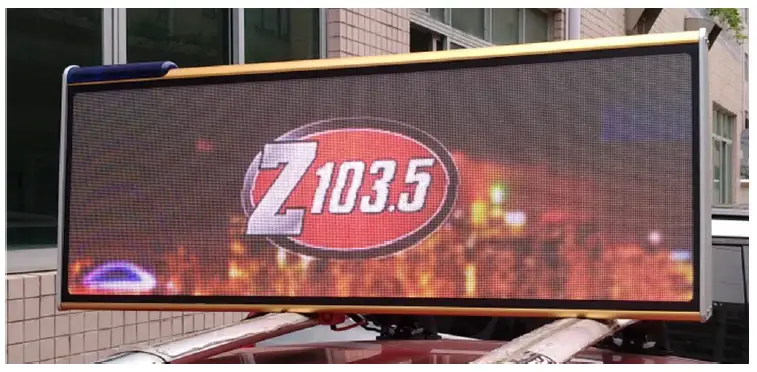 Yaham Optoelectronics T25 LED Full Color Car Top Display Screen FIG 3