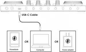 maano Podcast Console Charging