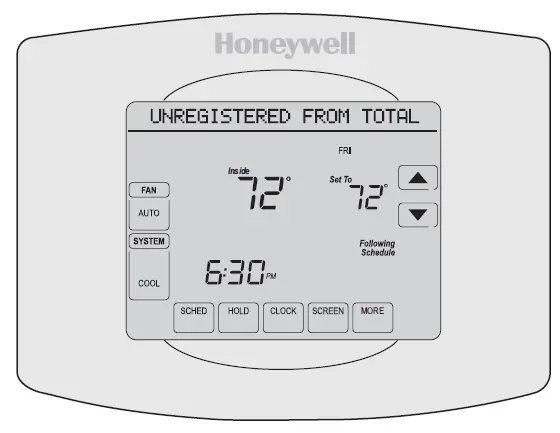 Unregistering thermostat