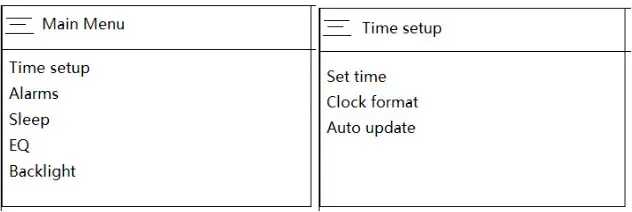 Lenco DAR-061 DAB+ FM Radio- Set time and date