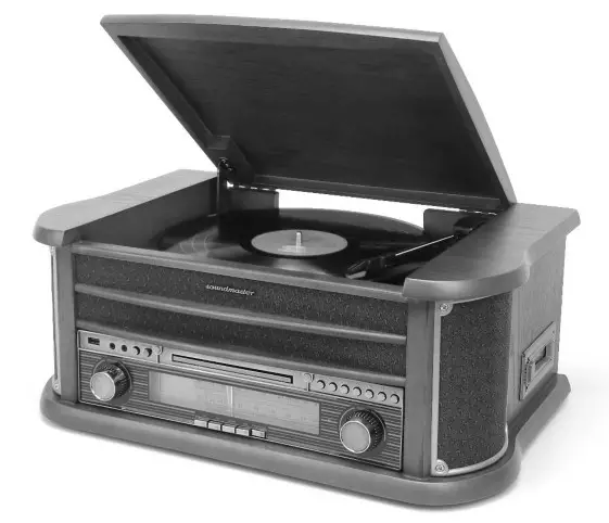 soundmaster NR540 Record Player with Radio