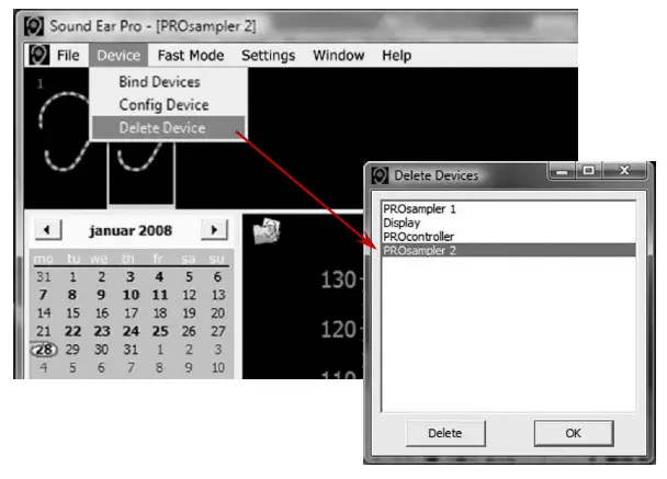 SoundLOG SoundEar II Logbook Measures Sound- DELETE DEVICE