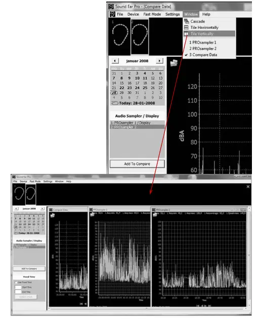 SoundLOG SoundEar II Logbook Measures Sound- SHOW SEVERAL