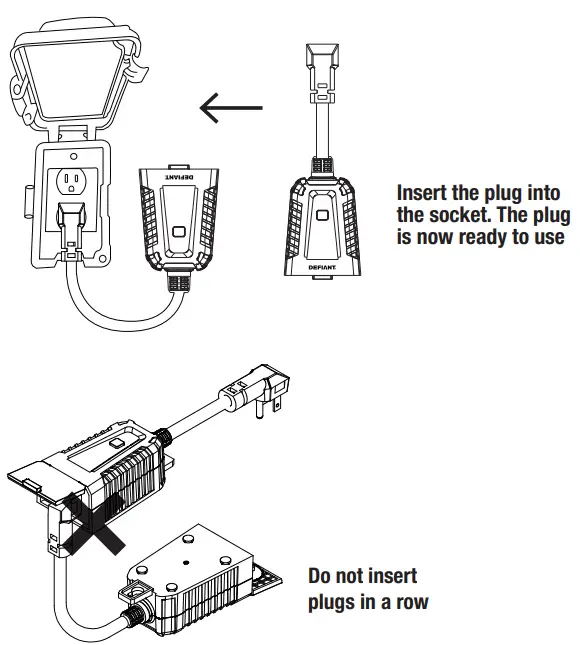 DEFIANT HPPA51CWB Outdoor Smart Plug fig3