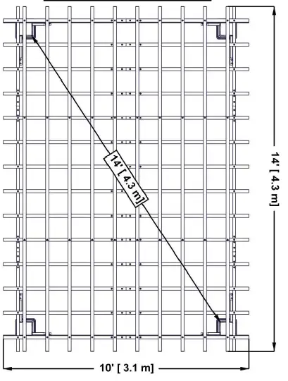 BACKYARD DISCOVERY 2105058B Stratford Traditional Steel Pergola fig 8