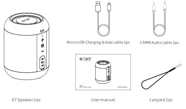 Shenzhen See Me Here Electronic E7 Bluetooth Speaker-1