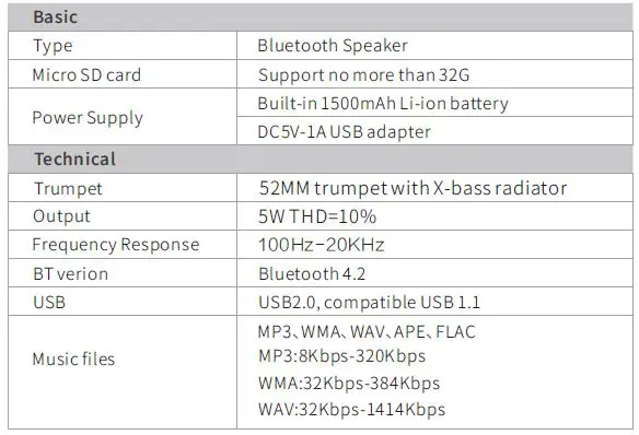 Shenzhen See Me Here Electronic E7 Bluetooth Speaker-8