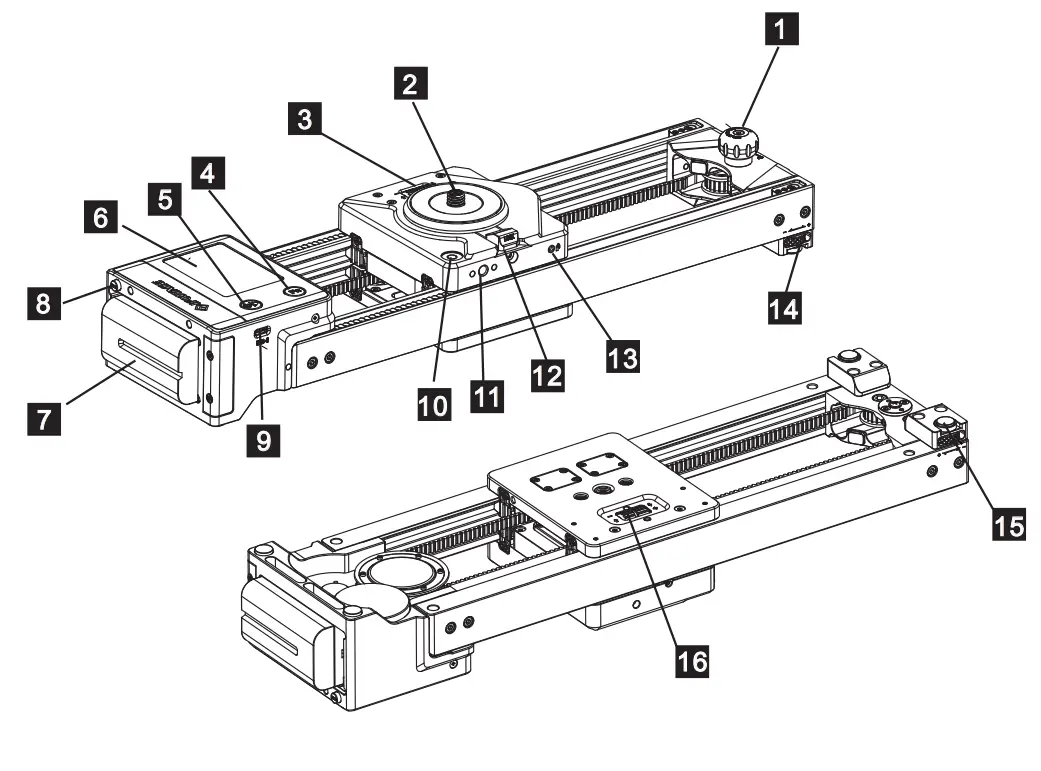 IFOOTAGE Shark Slider Nano Compact Motorised Slider - slider 5