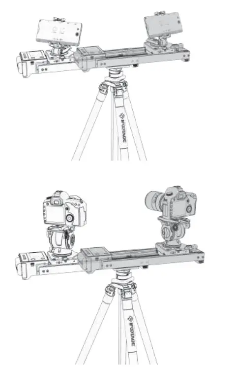 IFOOTAGE Shark Slider Nano Compact Motorised Slider - vertical position 1