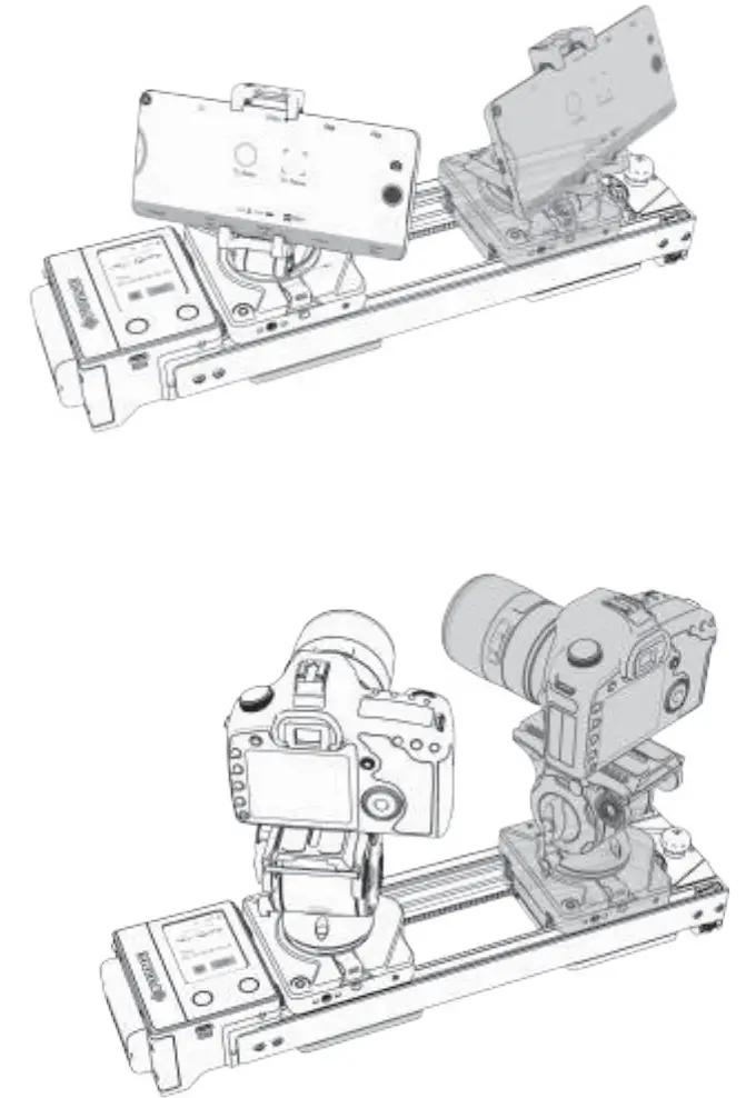 IFOOTAGE Shark Slider Nano Compact Motorised Slider - vertical position 2