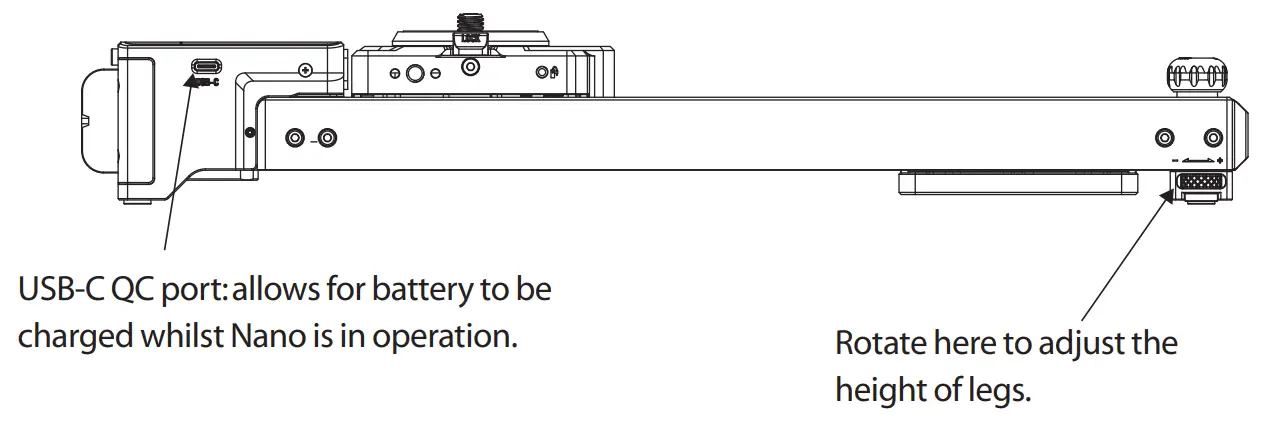 IFOOTAGE Shark Slider Nano Compact Motorised Slider - zero point 2