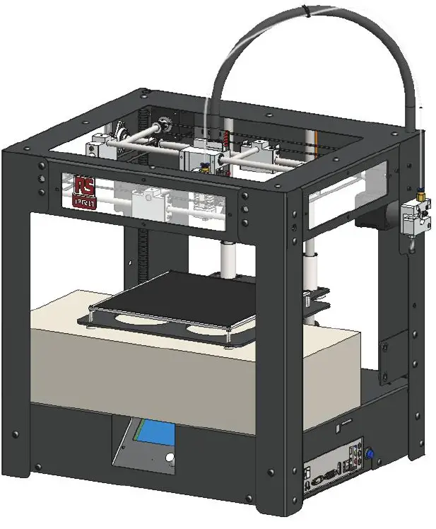 RS PRO 173-4711 3D Printer PRO