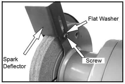 Install spark deflector