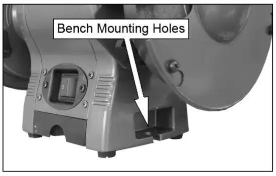 Mounting the grinder