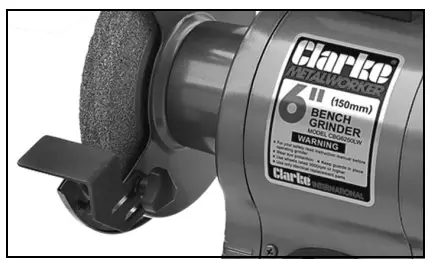 Install grinding wheel