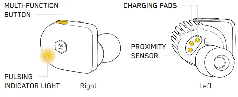 MASTER DYNAMIC MW07 True Wireless Earphones - PAIRING