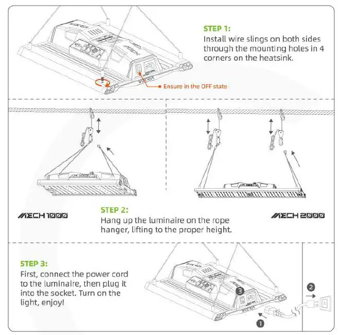 WEICREA -MECH 1000-2000 LED Grow Light for Indoor -Plants-FIG 5
