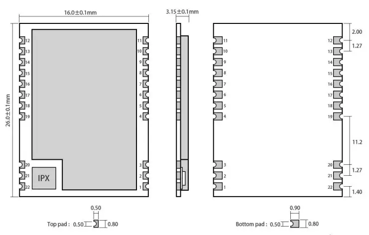 EBYTE E220P-400T22S LoRa Wireless Module-fig3